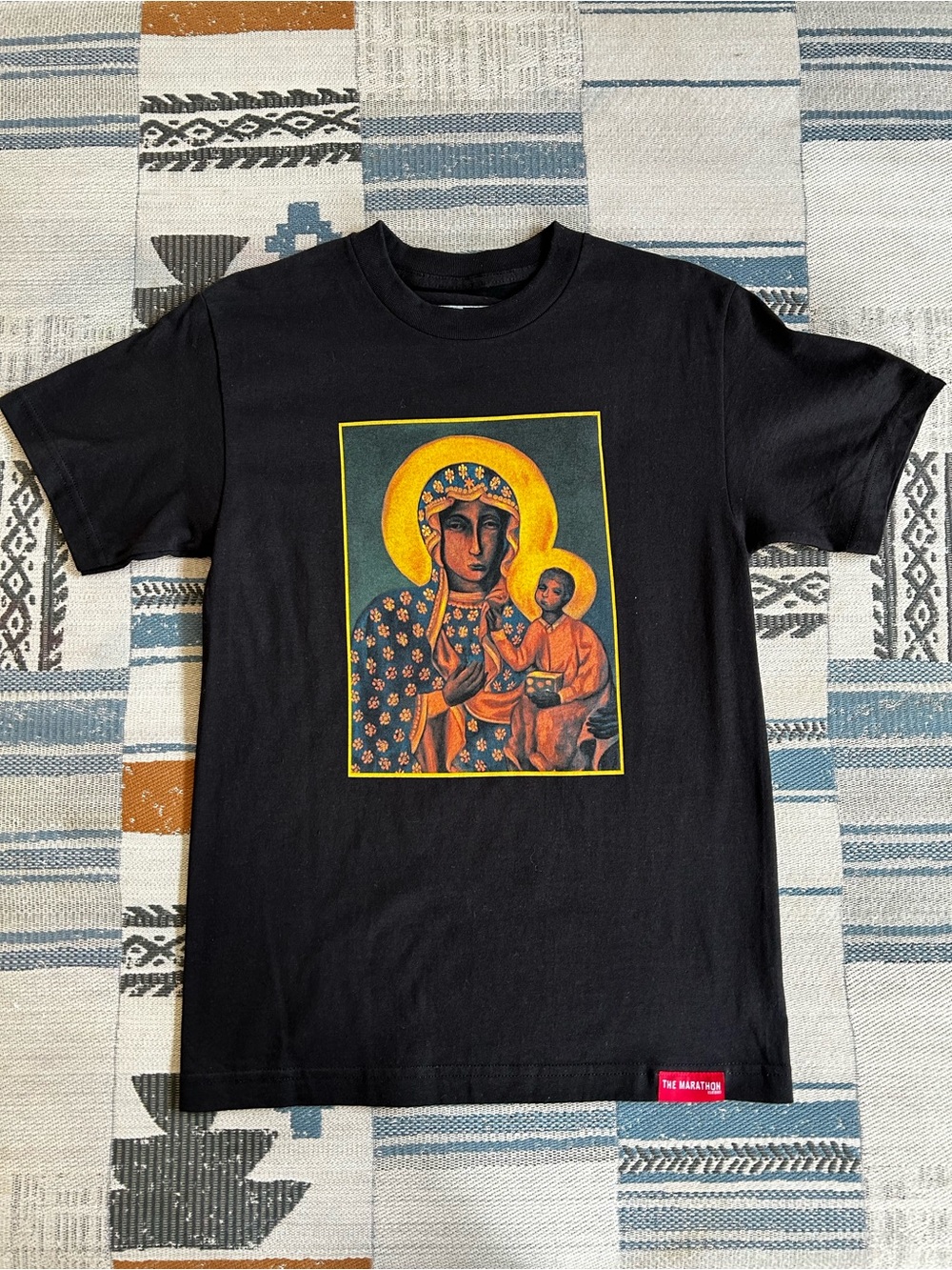 The Marathon Clothing Black Madonna T-Shirt - Small